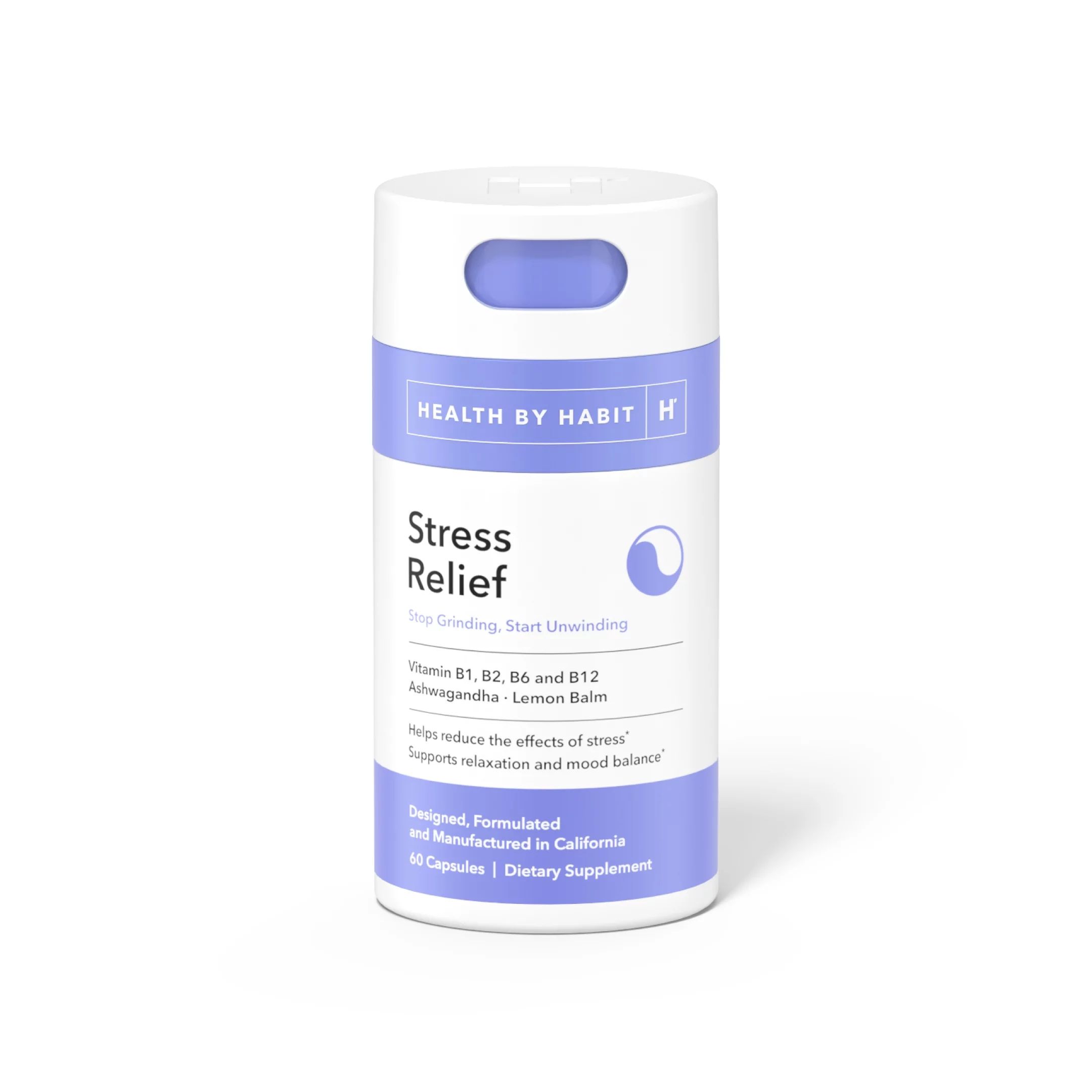 Health By Habit Stress Relief Supplement | Walmart (US)