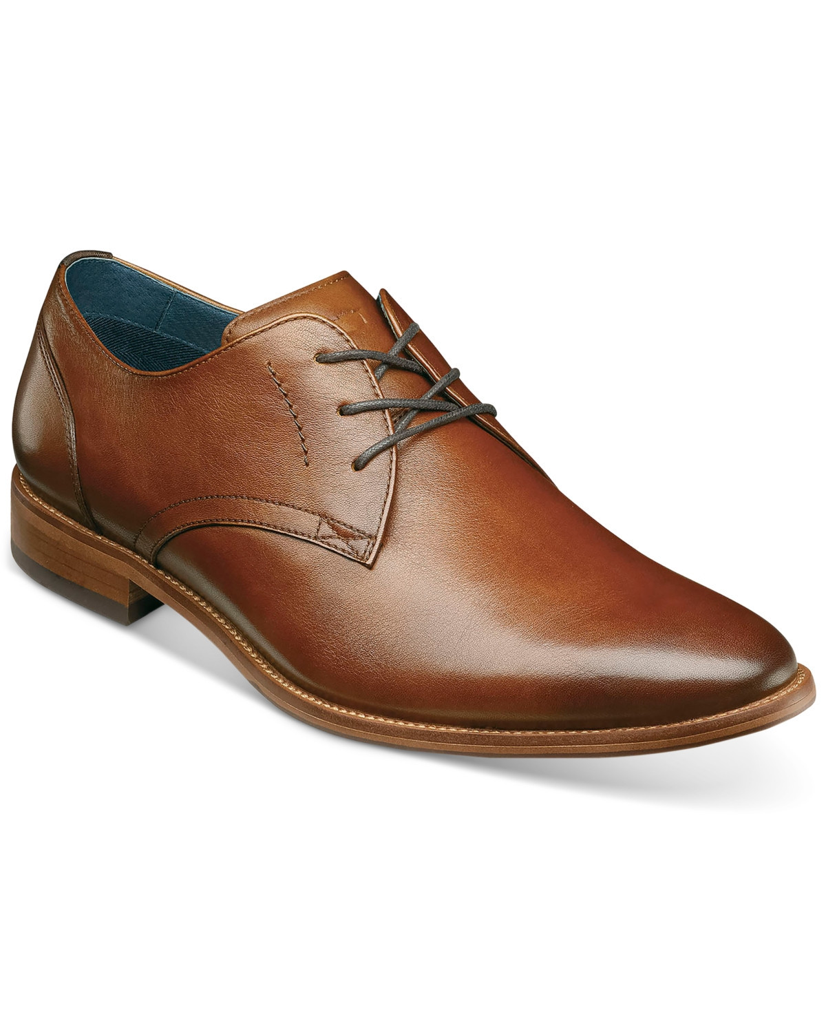 Florsheim Men's Fermo Lace-Up Derby Dress Shoes - Cognac | Macy's