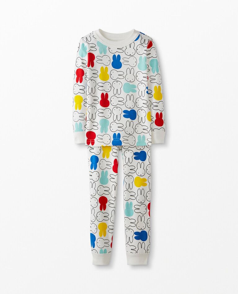 Miffy Long John Pajamas In Organic Cotton | Hanna Andersson