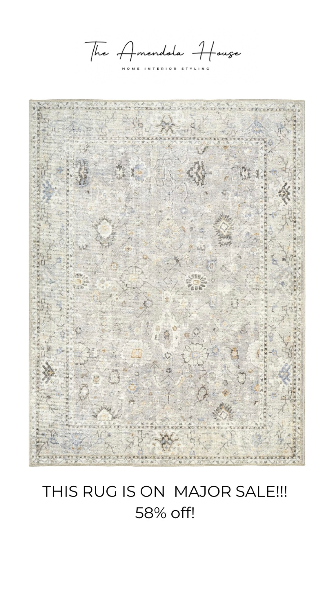 Becki Owens x Surya Davina Damask Area Rug , 7'10" x 10', Light Grey

#LTKxPrime #LTKsalealert #LTKhome
