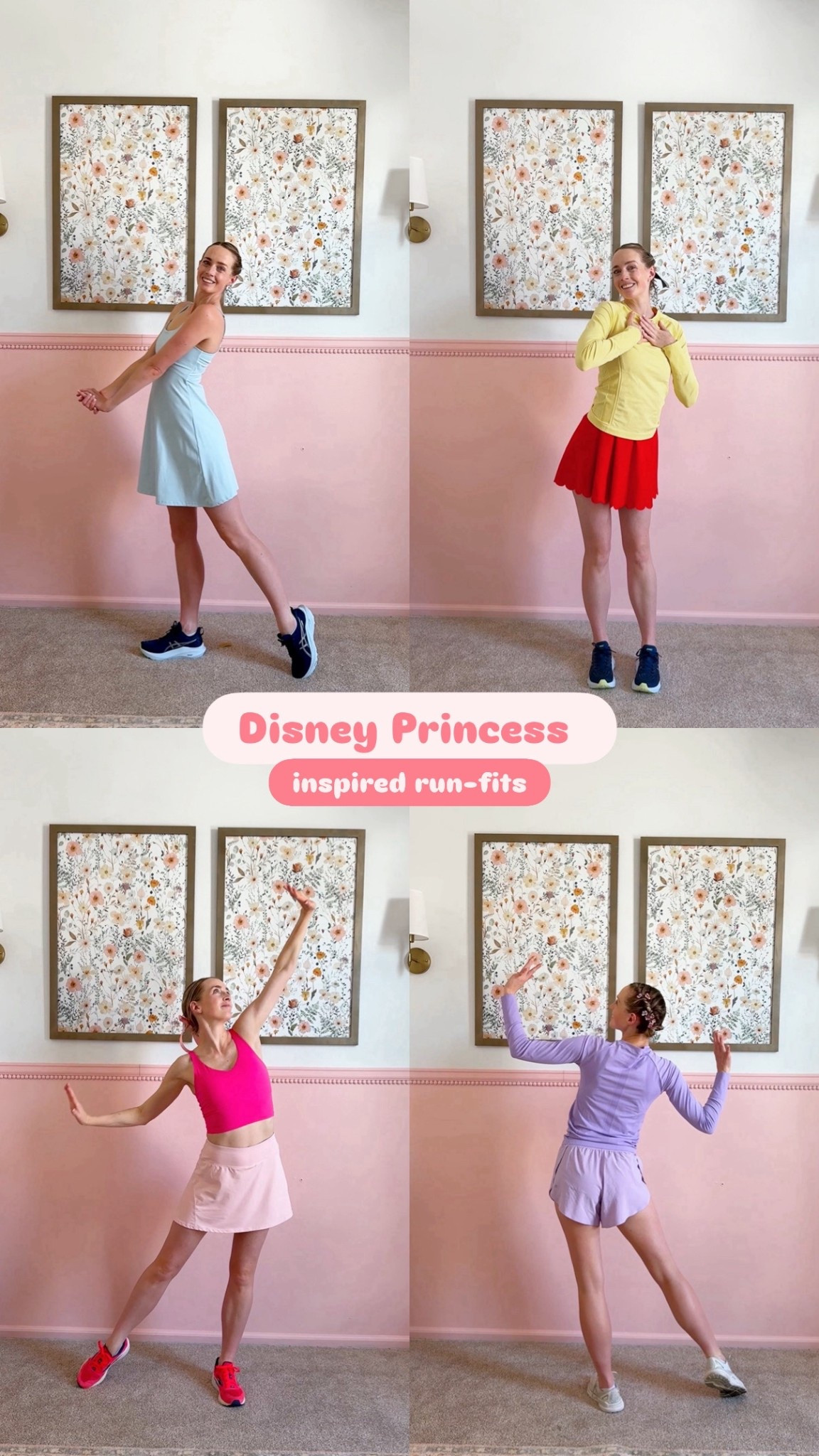 Disney Princess looks for your next rundisney day or weekend long run 💖 size small in most pieces! 

#LTKFindsUnder50 #LTKActive