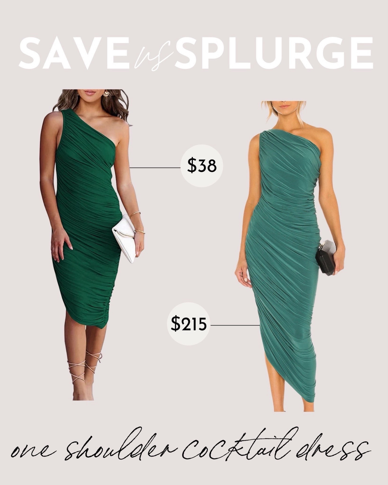 Save vs splurge: one shoulder cocktail dress 


Fall wedding guest, one shoulder dress, Amazon dress, Amazon fall wedding guest, look for less

#LTKStyleTip #LTKWedding #LTKFindsUnder50