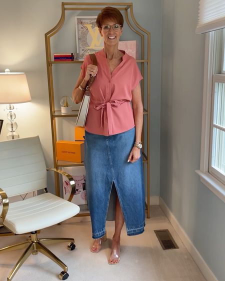 Styling my Gap denim maxi skirt several different ways. From casual with sneakers to elevated with a blazer.

Hi I’m Suzanne from A Tall Drink of Style - I am 6’1”. I have a 36” inseam. I wear a medium in most tops, an 8 or a 10 in most bottoms, an 8 in most dresses, and a size 9 shoe. 

Over 50 fashion, tall fashion, workwear, everyday, timeless, Classic Outfits

fashion for women over 50, tall fashion, smart casual, work outfit, workwear, timeless classic outfits, timeless classic style, classic fashion, jeans, date night outfit, dress, spring outfit, jumpsuit, wedding guest dress, white dress, sandals

#LTKOver40 #LTKStyleTip #LTKFindsUnder100