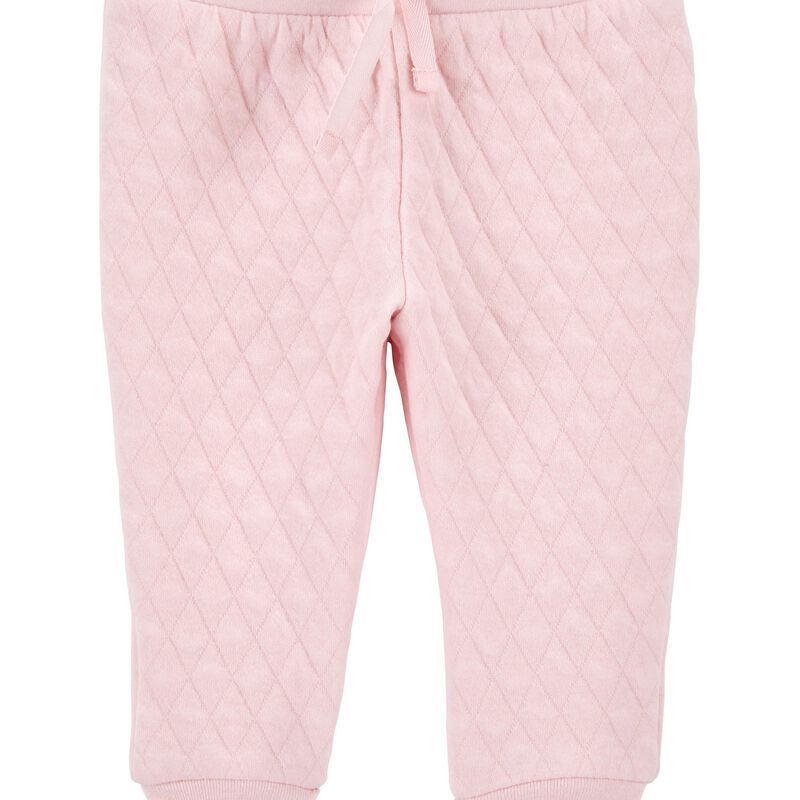 Baby Quilted Double Knit Joggers | Carter's