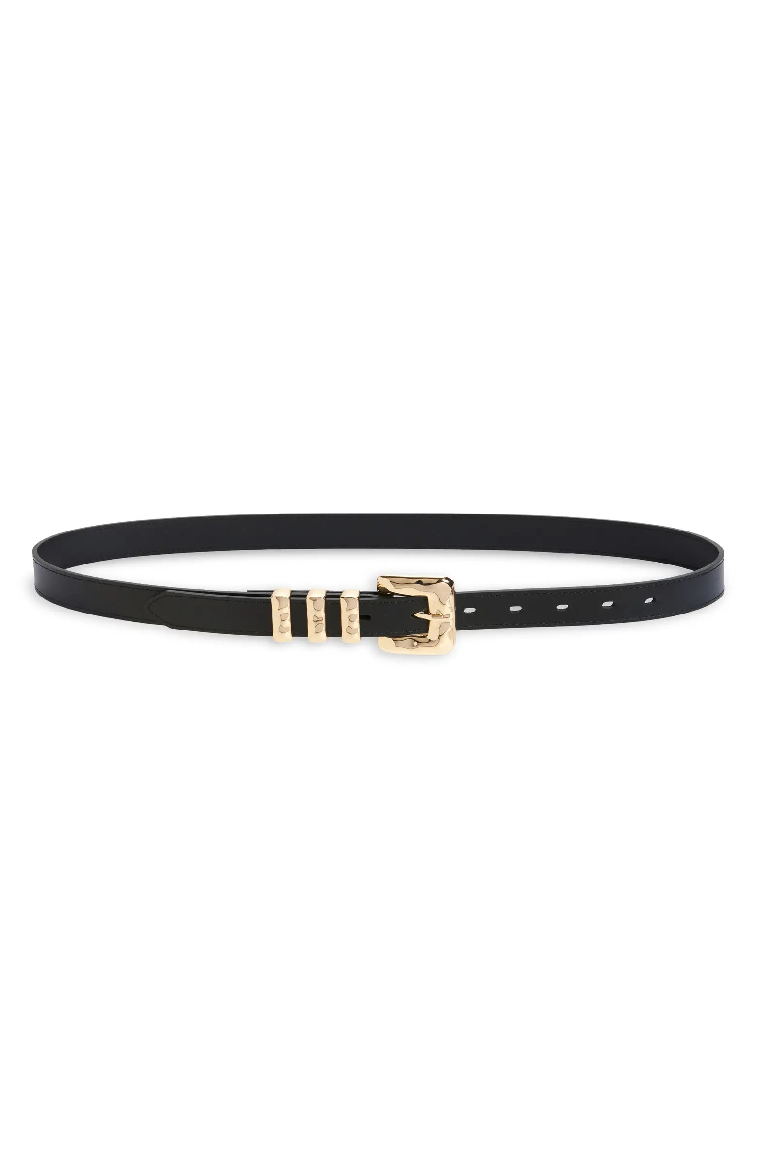 Nordstrom Molten Buckle Leather Belt | Nordstrom | Nordstrom