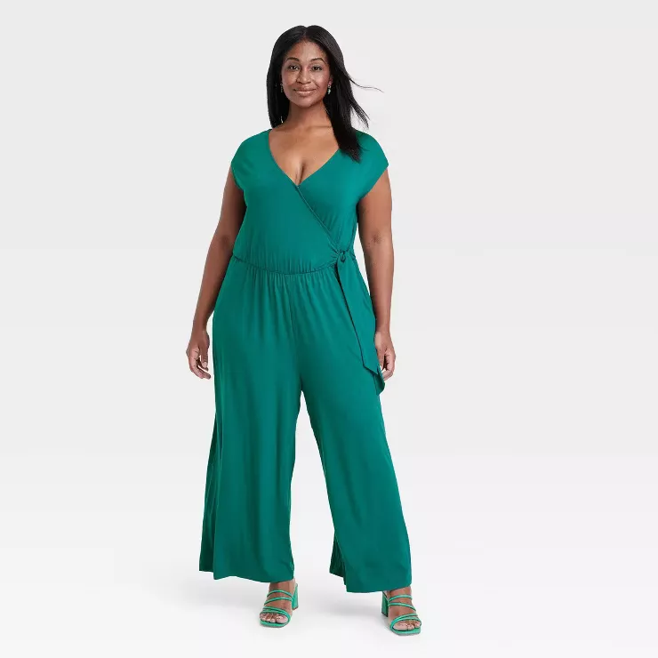 Women's Wide Leg Knit Jumpsuit - … curated on LTK