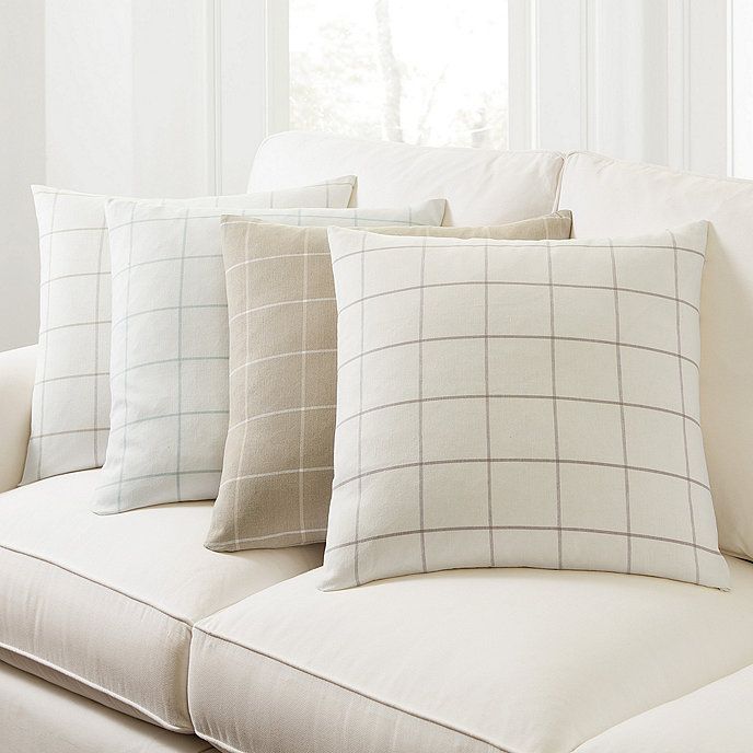 Jones Windowpane Pillow | Ballard Designs, Inc.