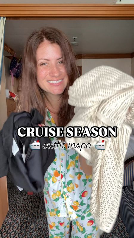 CRUISE SEASON 🛳️ is here! Sharing an outfit idea for your upcoming cruise per your request (or for any trip/vacation you have planned this summer)!🐚☀️🌊

Follow me for more affordable fashion and outfit ideas for the summer! 

Wearing:
Open work set- small in both 
Swim- large in top + small in bottom 

#LTKFindsUnder50 #LTKOver40 #LTKStyleTip