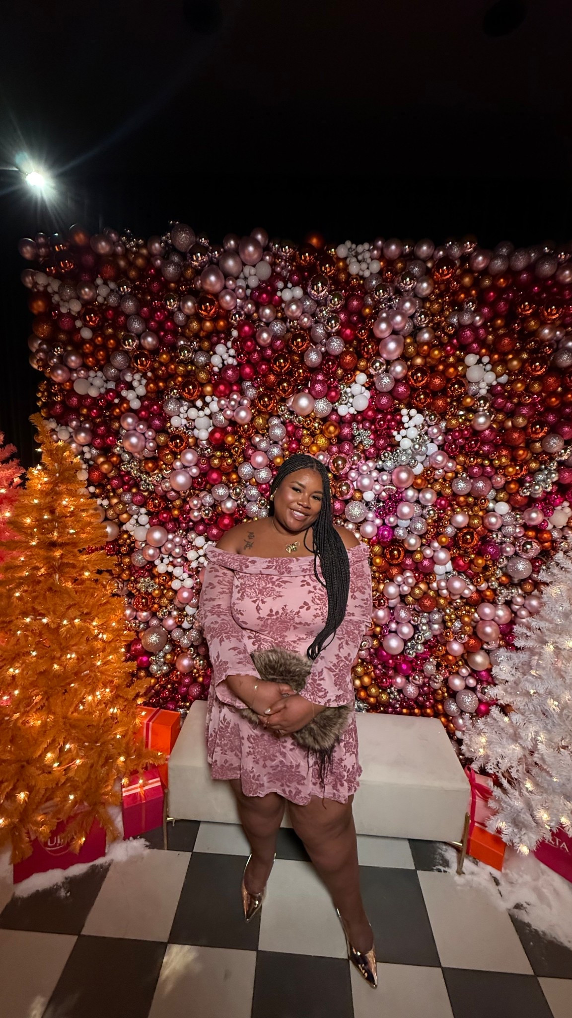 Such a cute plus size dress under $30 from boohoo. I’m wearing a size 18 and it’s true to size 