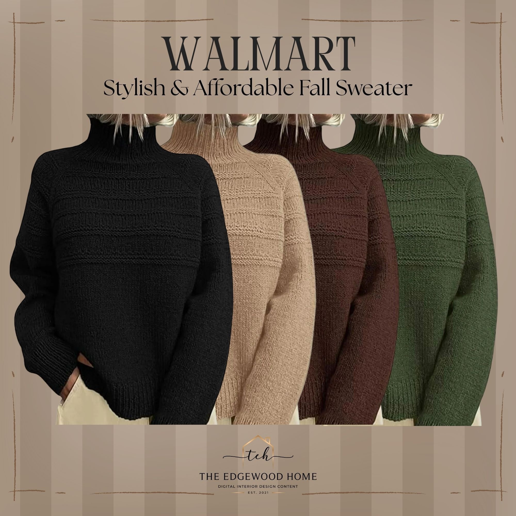 Stylish and affordable fall sweaters from Walmart 

#LTKFindsUnder50 #LTKStyleTip