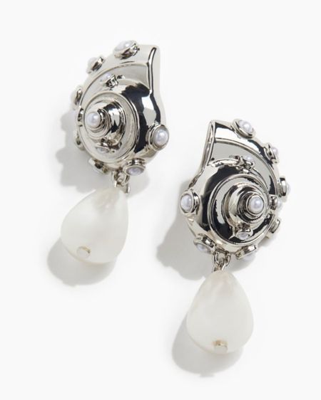 Seashell Pearl drop earrings 

#LTKfindsunder50 #LTKstyletip #LTKSeasonal