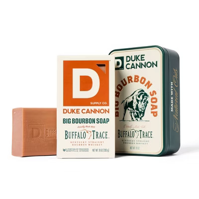 Duke Cannon Supply Co. Buffalo Trace Bourbon Big Brick Men's Soap in Collectible Tin - 10oz | Target