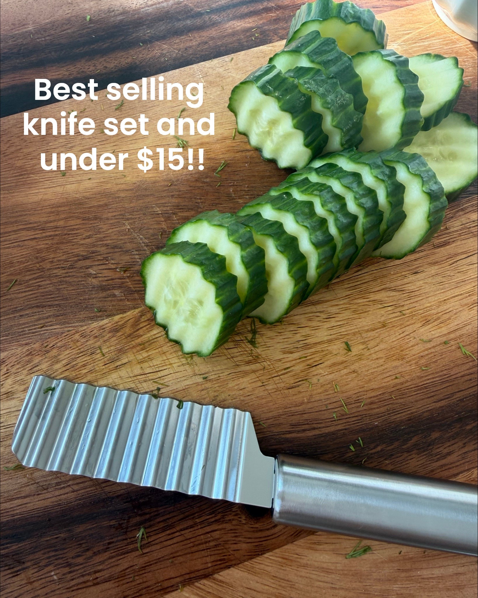 Best selling knife set! It’s my favorite to cut pretty veggies!! Elevate your salads with this one tool!!

#kitchengadgets #kitchen #amazonfinds #amazonhome #kitchen #knifeset

#LTKmomlife #LTKfoodie #LTKHome