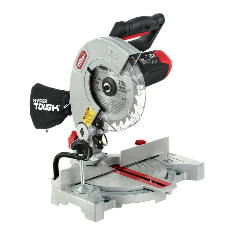 Hyper Tough 9 Amp 7-1/4 inch Corded Compound Miter Saw with Laser Guide, New Condition | Walmart (US)