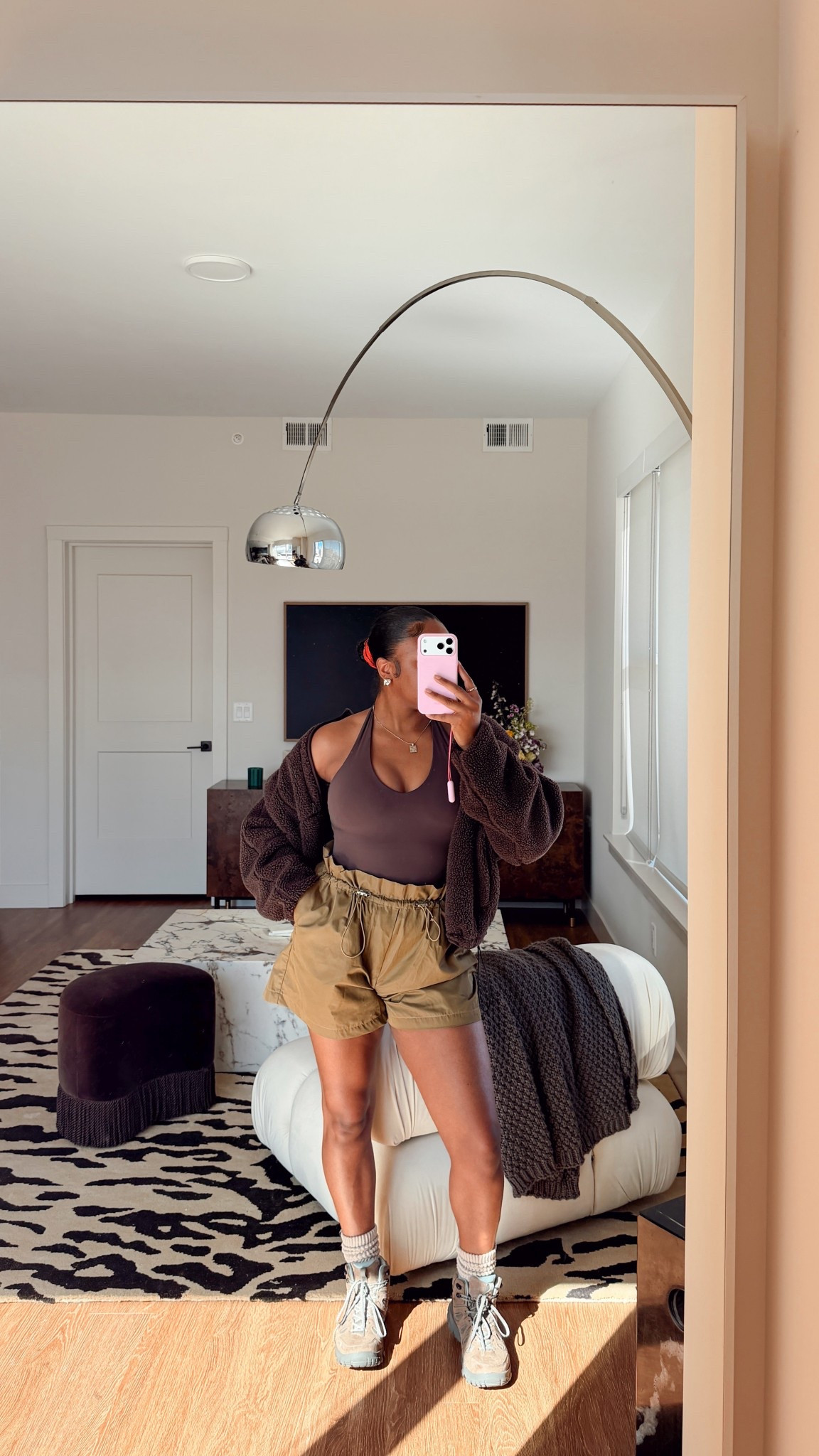 my hiking outfit!! agolde shorts in this color are sold out, but found them in other colors. i got a size large. love them. 

#LTKootd #LTKActive #LTKdayinmylife