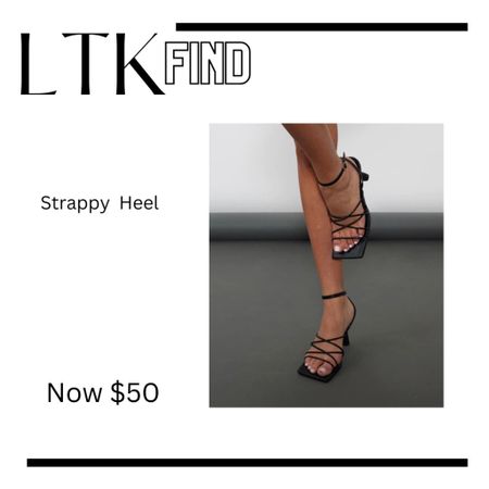 Strappy black sandals 

#LTKunder50 #LTKFind #LTKshoecrush