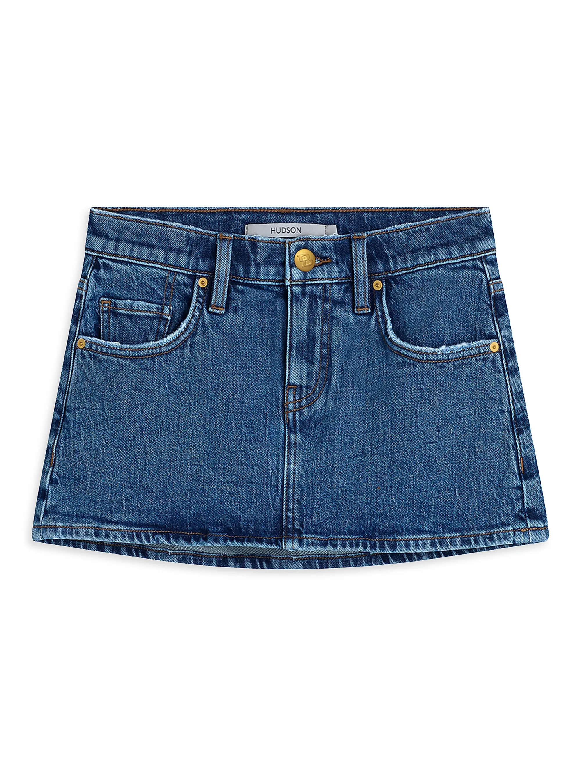 Brooks Nader x Hudson Mignon Denim Miniskirt | Saks Fifth Avenue