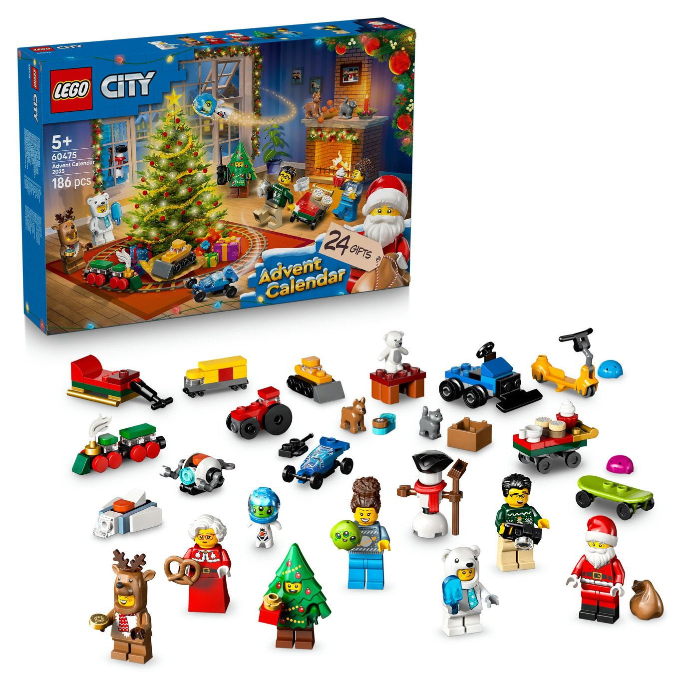 LEGO City Advent Calendar 2025 Christmas Toy 60475 | argos.co.uk