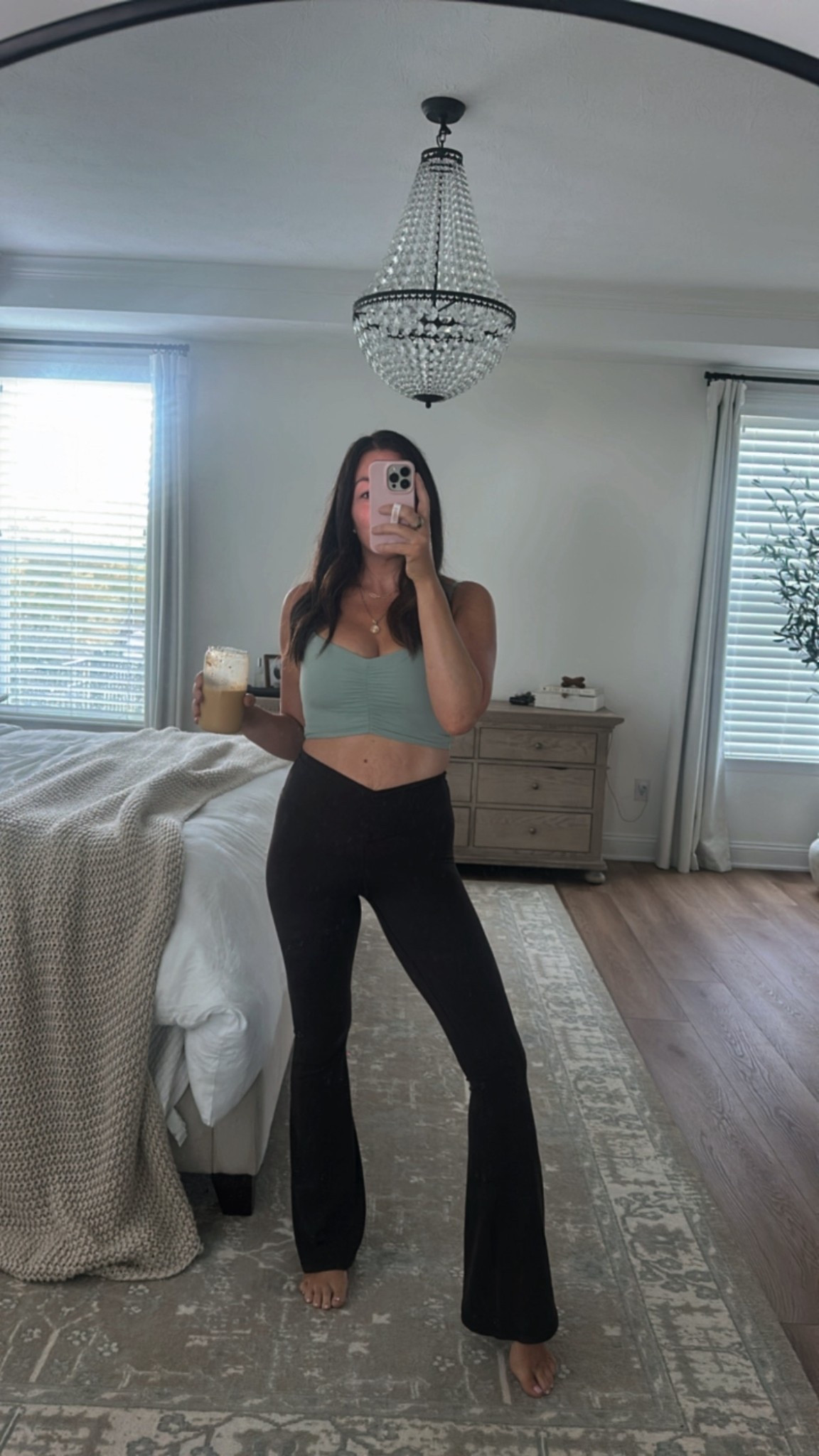 Sports bra comes in 4 colors. Wearing size M. 

#LTKActive #LTKFindsUnder50