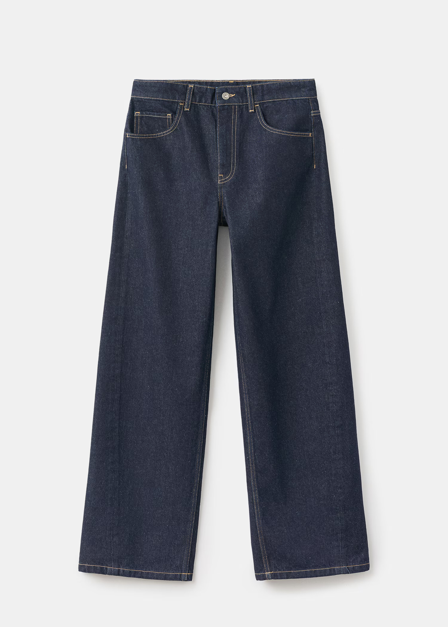 Mid-rise rinse-wash barrel jeans | Mango (US/MX/AU)