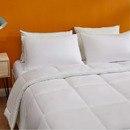 Golden Home 100% Cotton Shell All-Season Down Alternative Comforter Twin with Corner Tabs - 60OZ Lig | Walmart (US)
