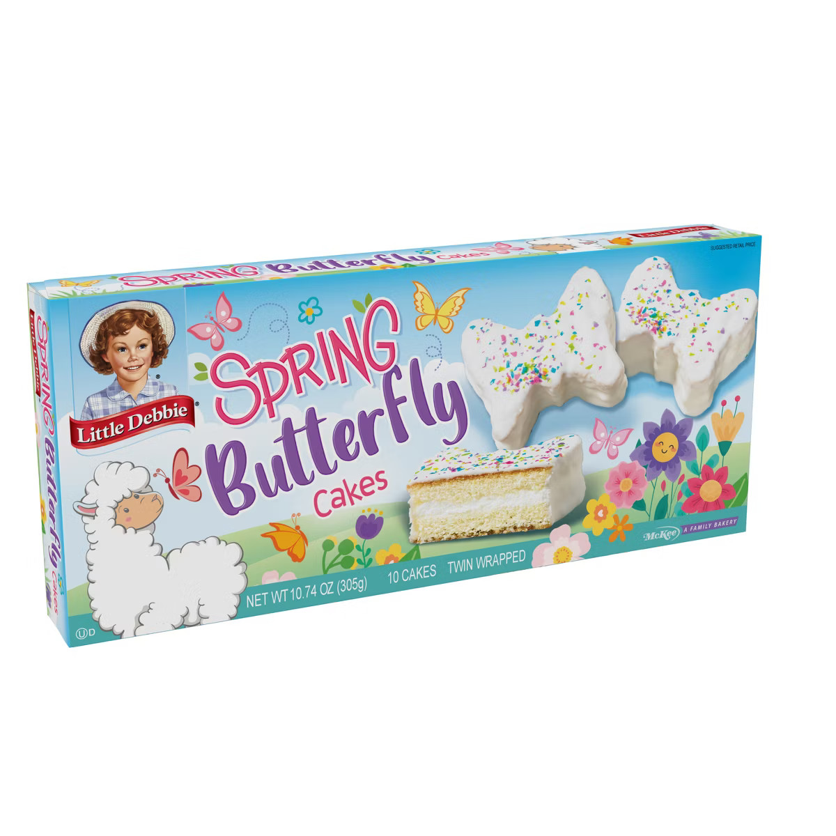 Little Debbie Easter Vanilla Butterfly Cakes - 10ct/10.74oz | Target