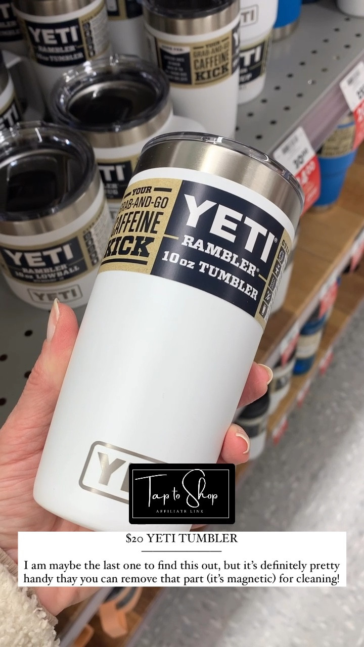 For those that aren’t into the Stanley brand. Yeti is always a great solid option! This tumbler is  easy to clean, sleek and pretty affordable! 

Gift ideas for her, gift idea for teacher, Stanley cup, $20 last minute gift, white tumbler, Christmas gift 

#LTKFindsUnder50 #LTKWatchNow #LTKGiftGuide
