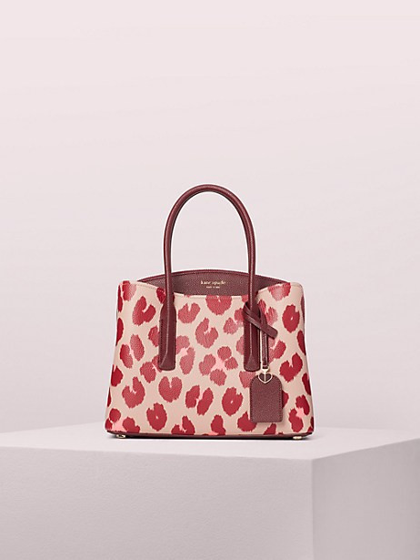 margaux leopard medium satchel | Kate Spade (US)