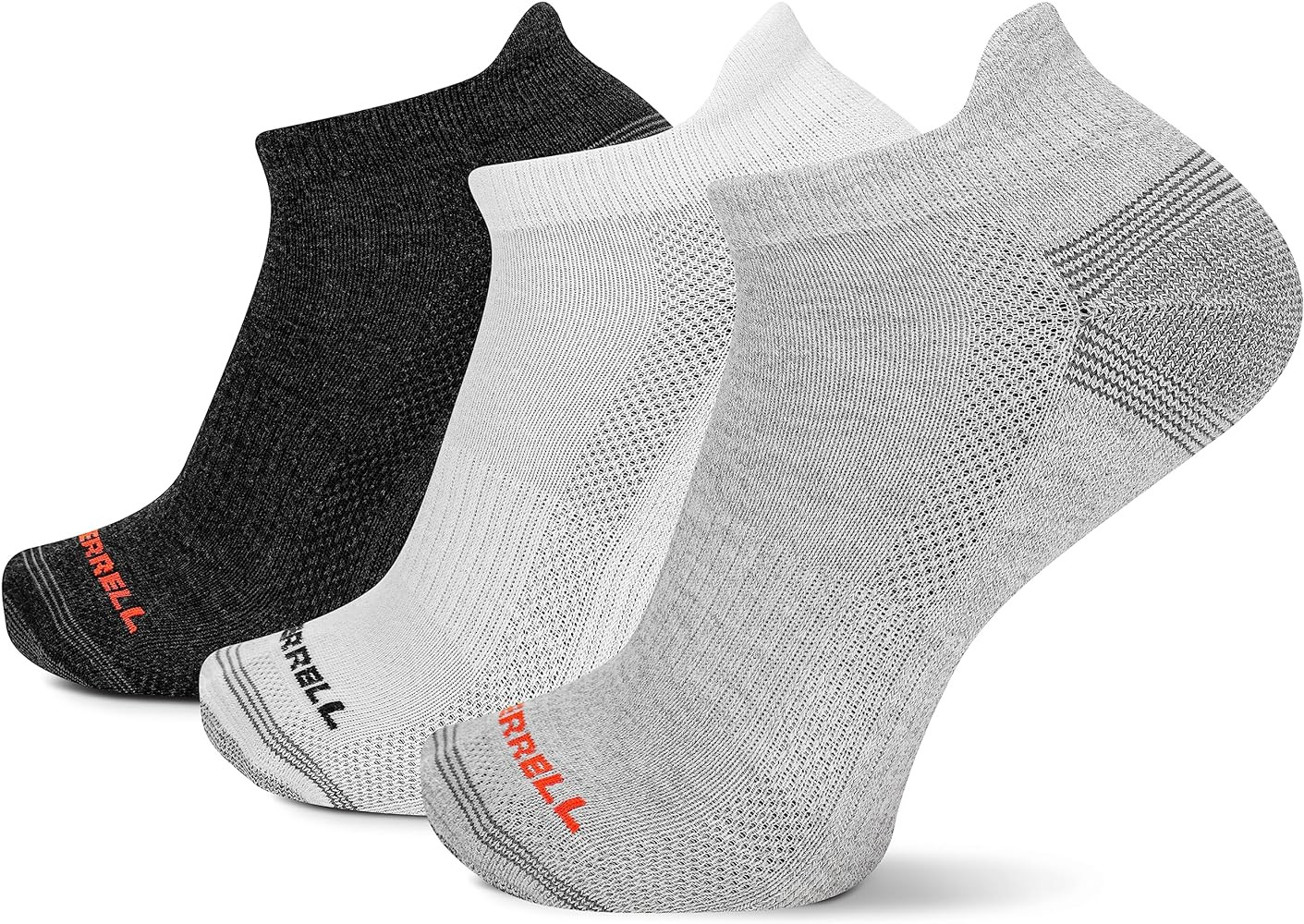 Merrell Men's and Women's Recycled Everyday Socks-3 Pair Pack-Repreve Mesh | Amazon (US)