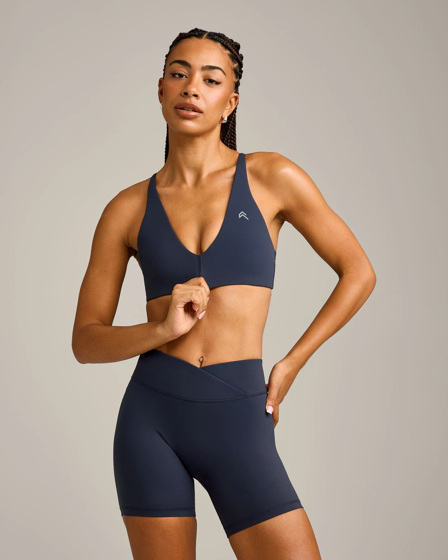 UnifiedMove Micro Bralette with Reflective Logo 
 True Blue | Oner Active (UK / US)