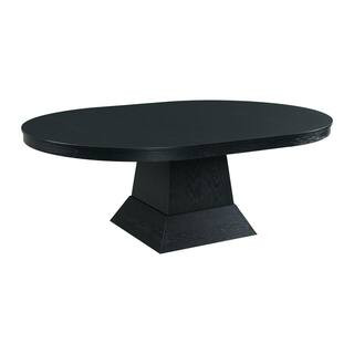 Mara 60 in. Oval Dining Table in Dark Oak Veneer DMD100DTTB - The Home Depot | The Home Depot