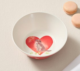Puppy Love Valentine's Melamine Bowl | Pottery Barn Kids