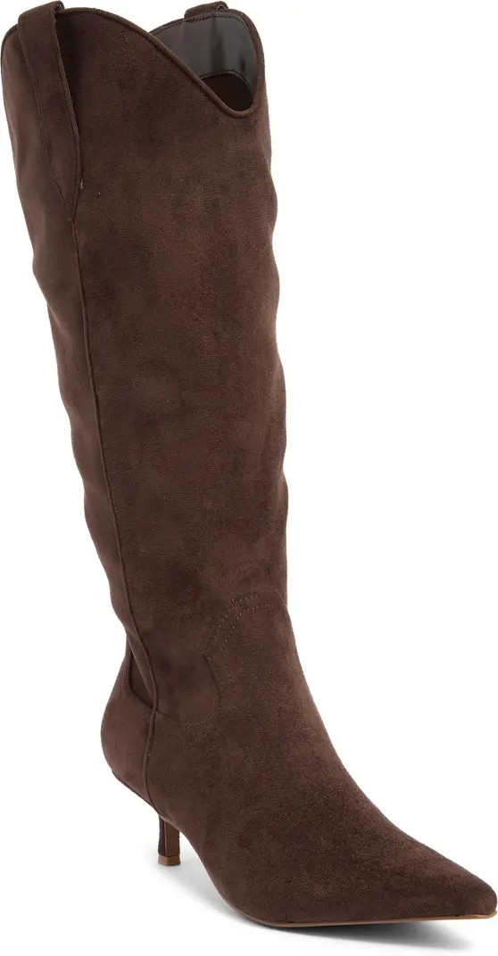 Britt Knee High Western Boot (Women) | Nordstrom Rack