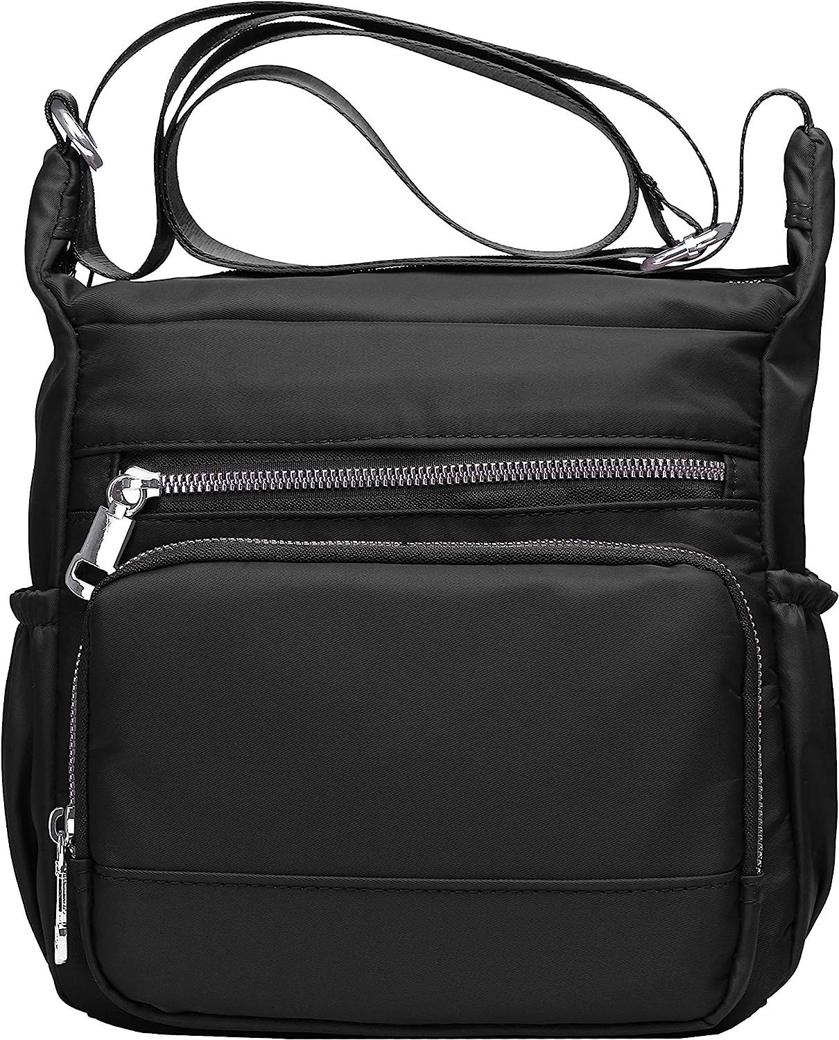 RFID Nylon Crossbody Bags for Women Pocketbook with Multi Pocket | Amazon (US)