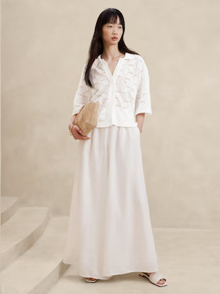 Lexia Knit Resort Shirt | Banana Republic (US)