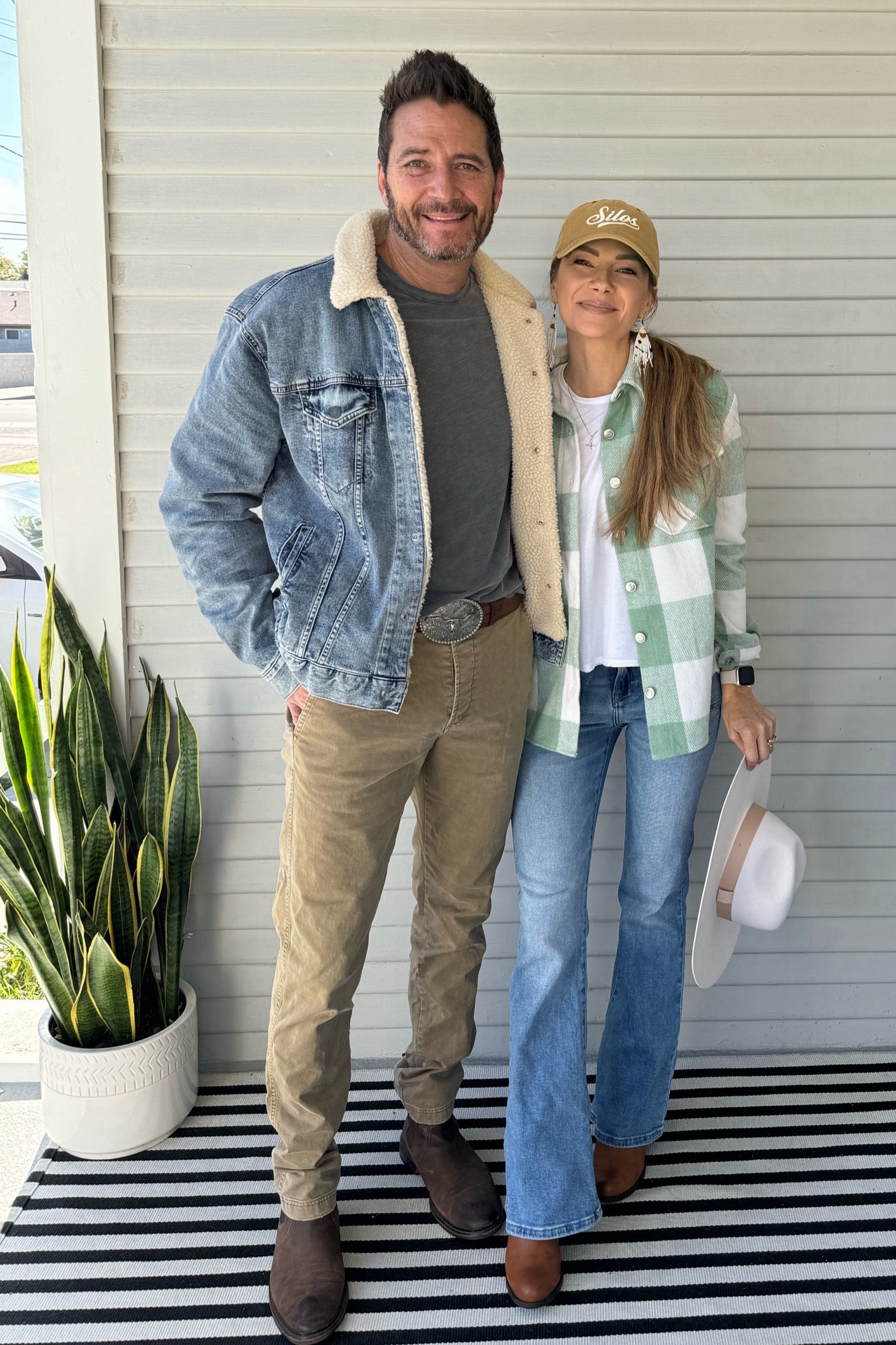 Texas inspired outfits. Love the comfort and casual look of these pieces! All are high quality and worth the price tag! The Hidden denim is Falon’s fav ever. Perfect jeans if you ask me! I could not locate them anywhere online but I tagged the same jean in the darker wash below. Paul’s Rowan pants are his favorite as well. Amazing feel and comfort and quality! 

#LTKstyletip