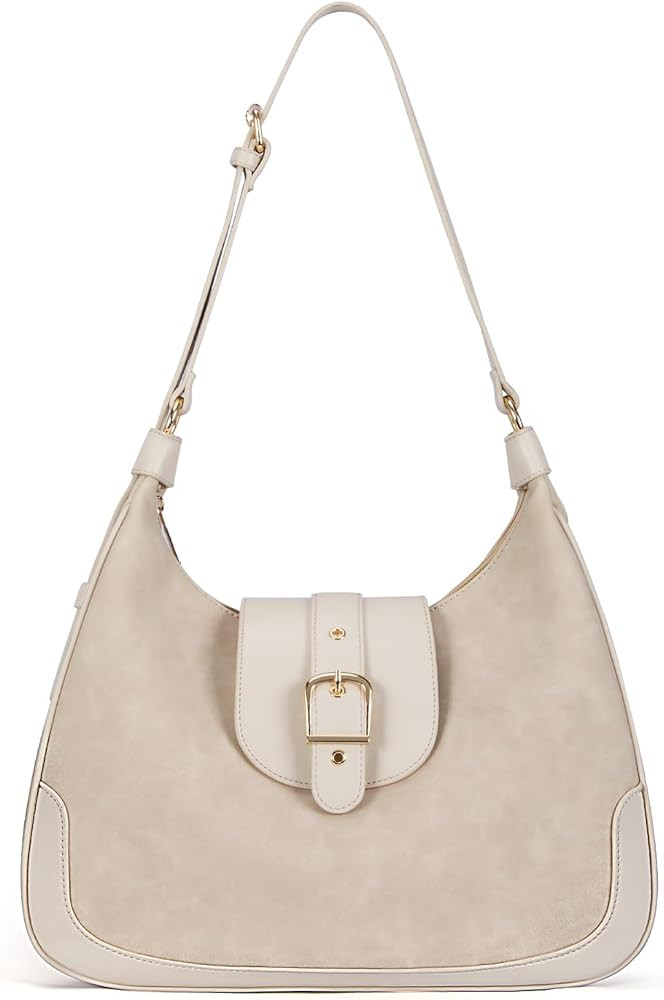 Missnine Shoulder Bag Purse for Women, Large Hobo Bag, Handbag Crossbody Bag PU Leather Tote with... | Amazon (US)