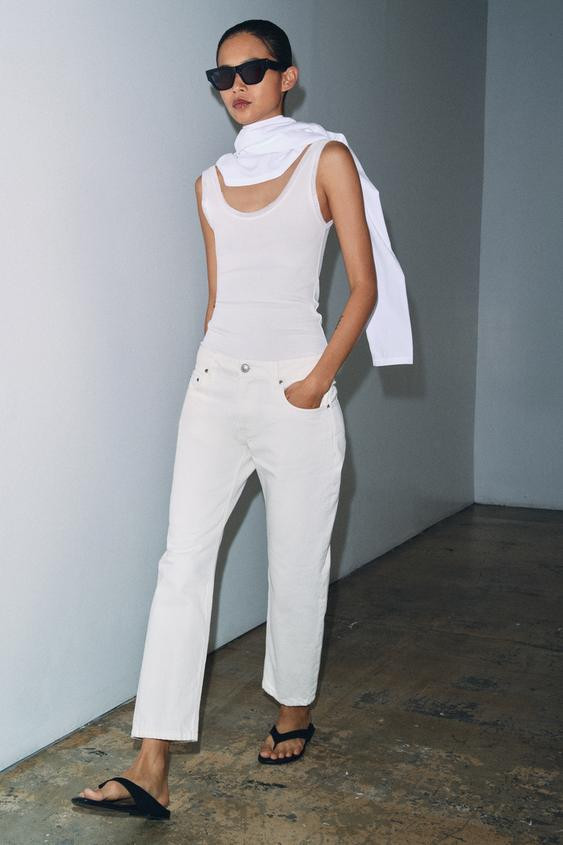 JEANS ZW COLLECTION CIGARETTE VITA MEDIA | Zara US
