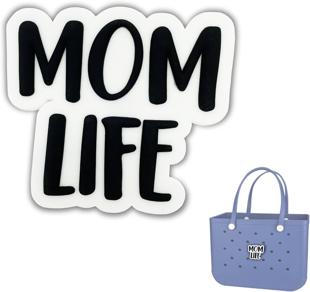 TOYORK Decoration Charms for Bogg Bag Accessories Charms,Momlife Bag Charms for Beach Tote Bag Ru... | Amazon (US)