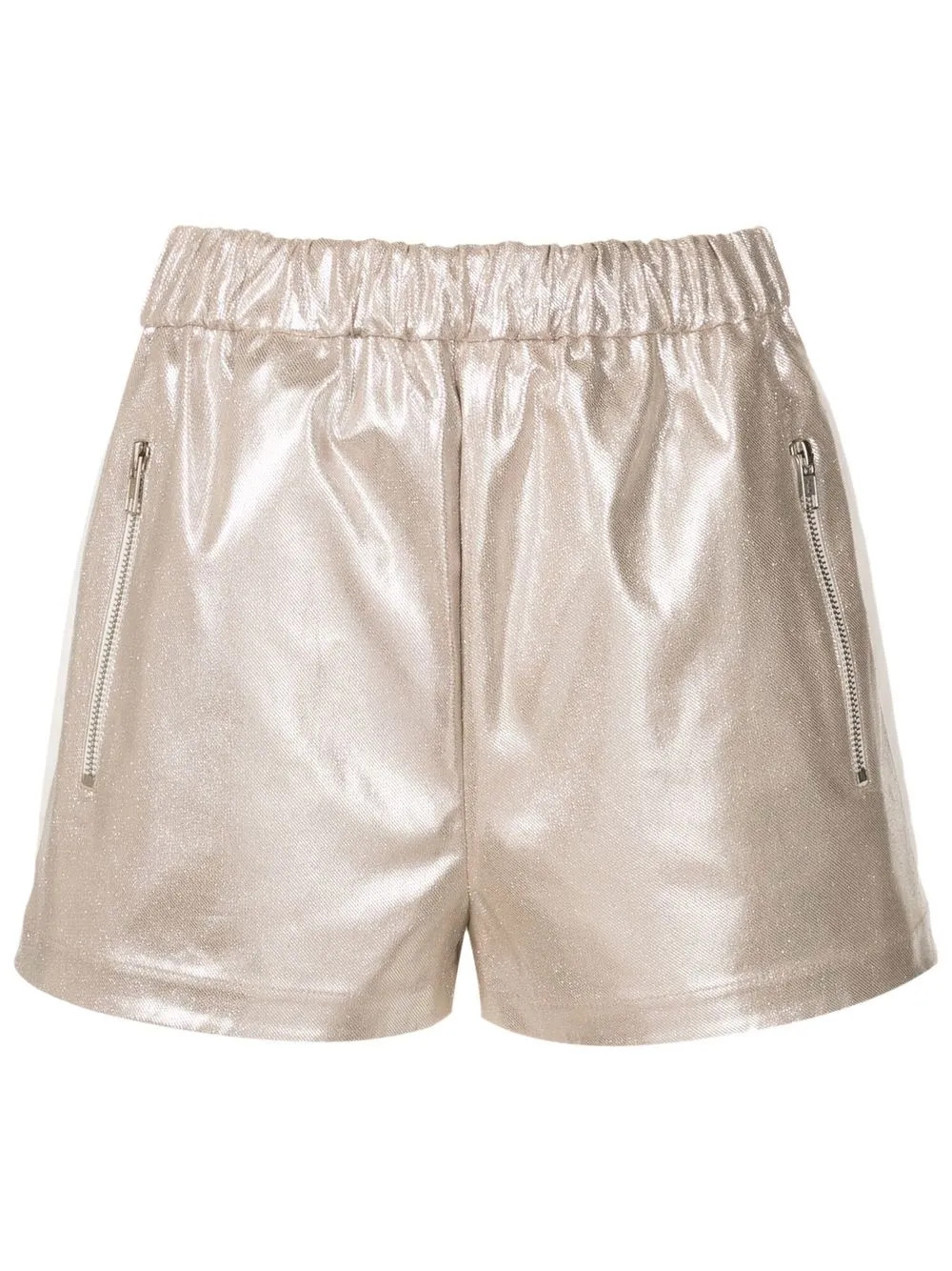 glittered zip-pockets shorts | Farfetch Global
