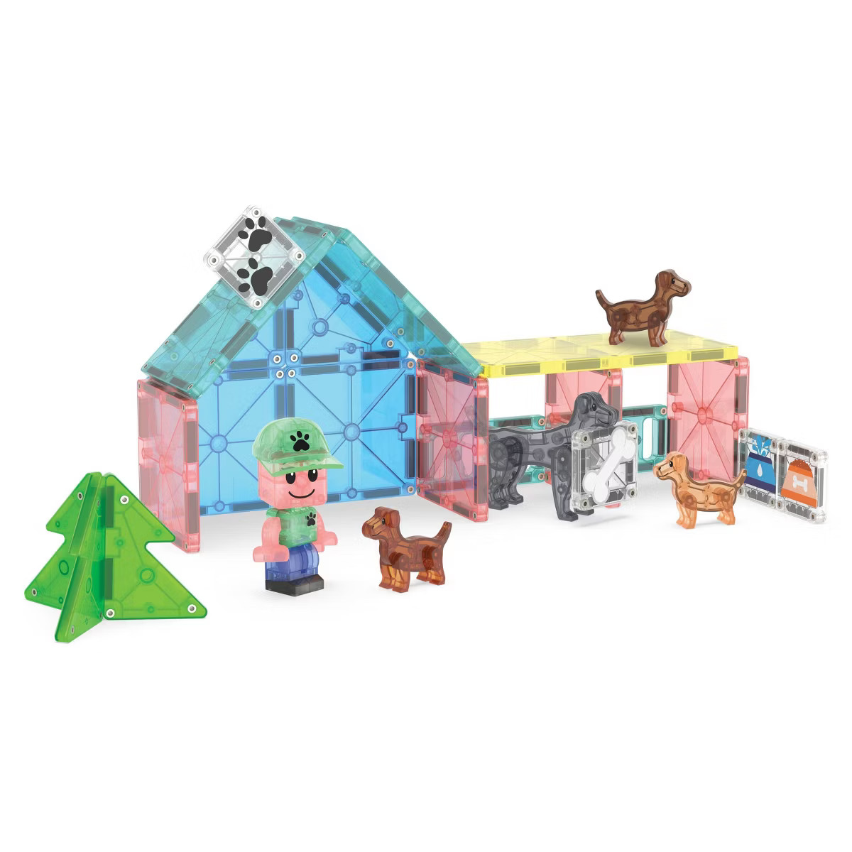 MAGNA-TILES Puppy Park: 27-Piece Magnetic Building Set for Math & Engineering Skills | Target