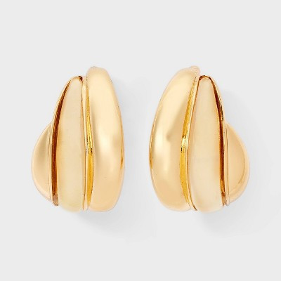 Twisted Hoop Earrings - A New Day™ Gold | Target