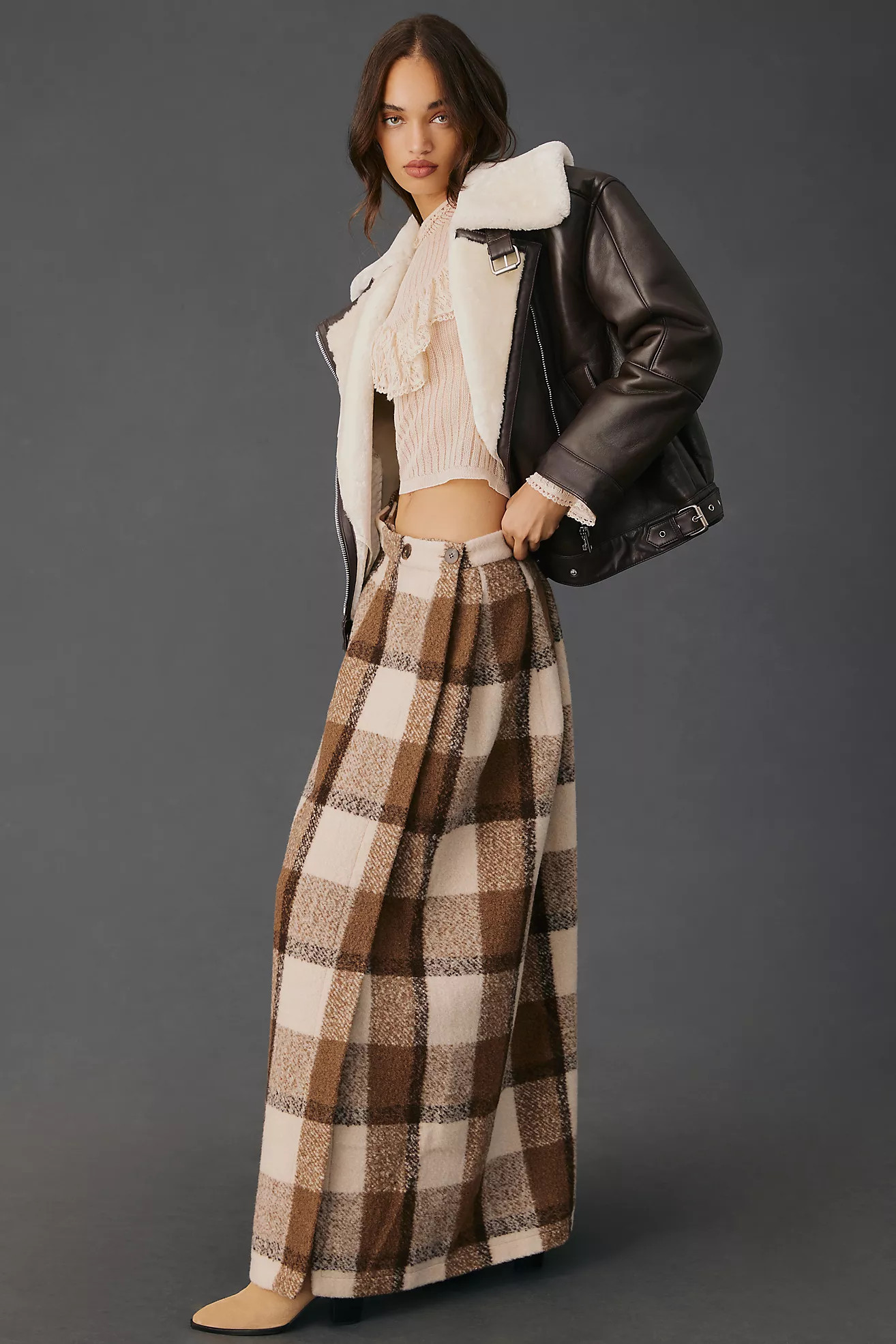 Porridge Cozy Blanket Maxi Skirt | Anthropologie (US)