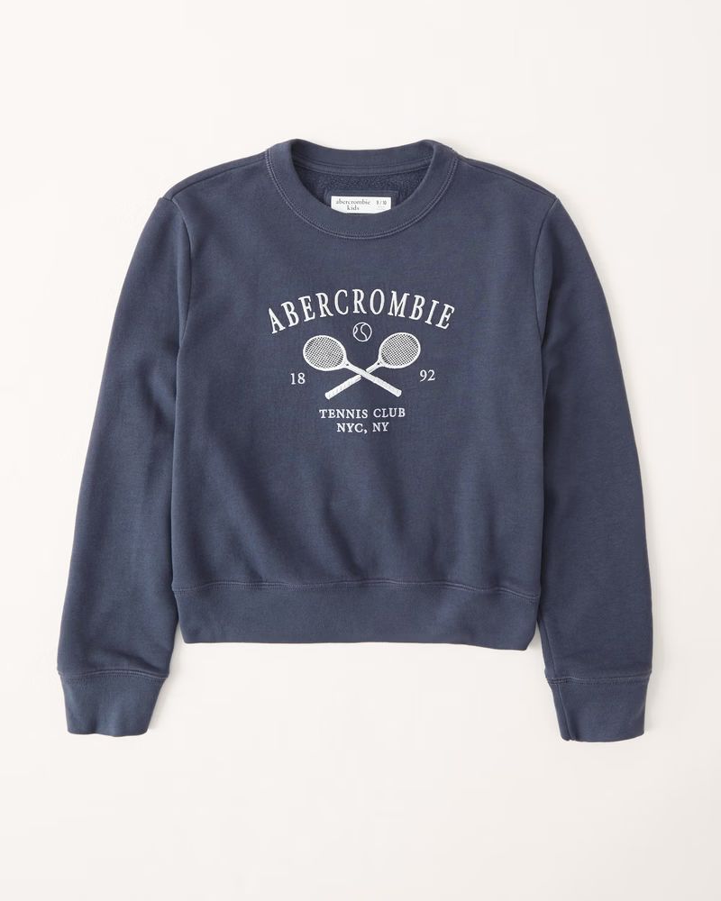 varsity graphic crew sweatshirt | Abercrombie & Fitch (US)