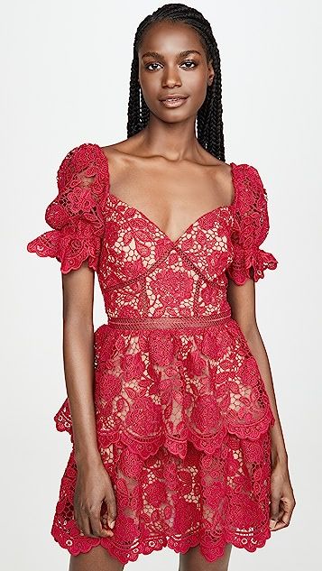 Flower Lace Mini Dress | Shopbop