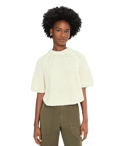 Free People, Womens, Amy Sweater Tee, Ivory, Medium | Amazon (US)