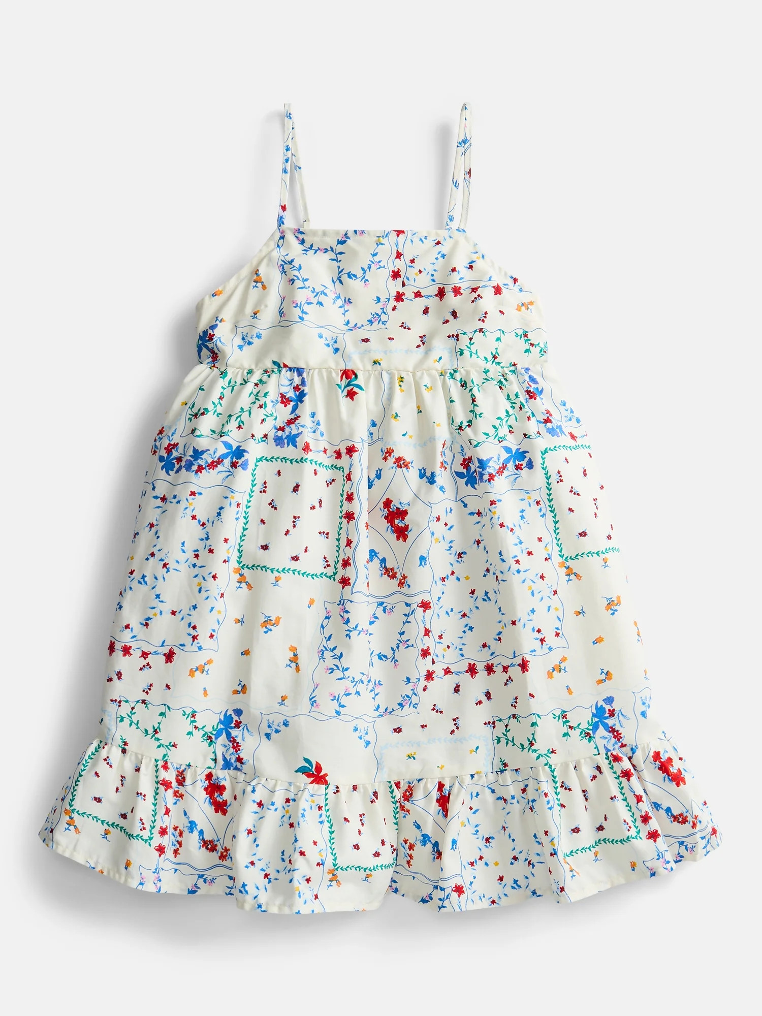 Weekend Academy Girls Sleeveless Babydoll Dress, Sizes 4-18 | Walmart (US)