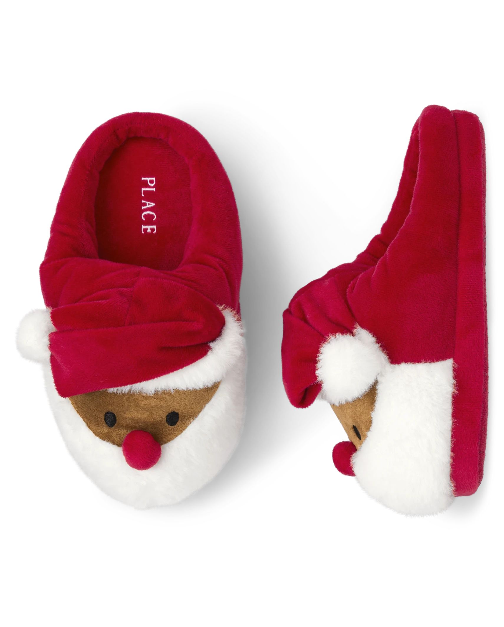 Unisex Kids Matching Family Santa Slippers - ruby | The Children's Place