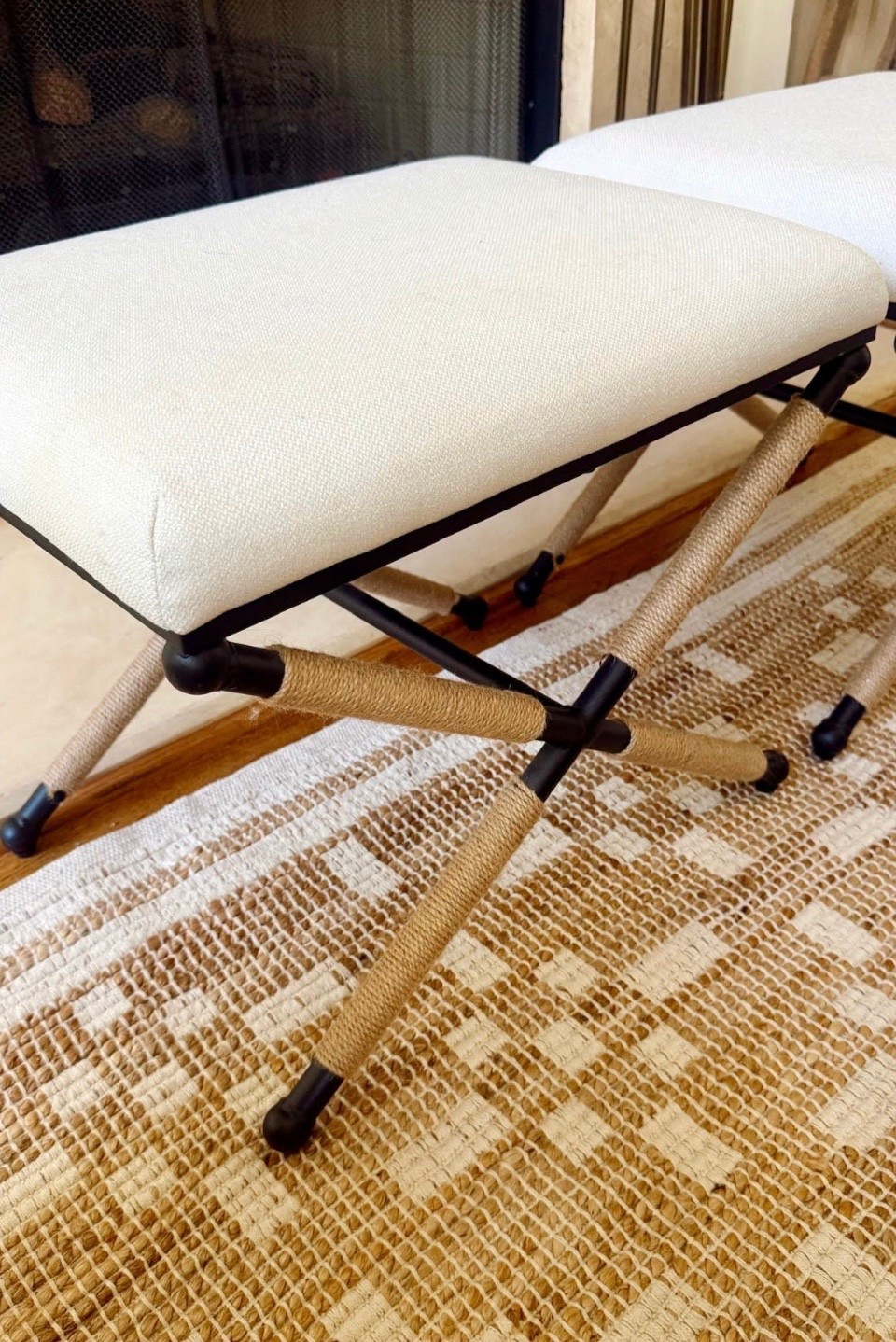 A home favorite I’ve had for years!
I’ve had these ottomans for years and years and still love them! They instantly dress up a space, and I have them in our living room now. Such a classic piece that I never get tired of!

#LTKdayinmylife #LTKHome #LTKmomlife