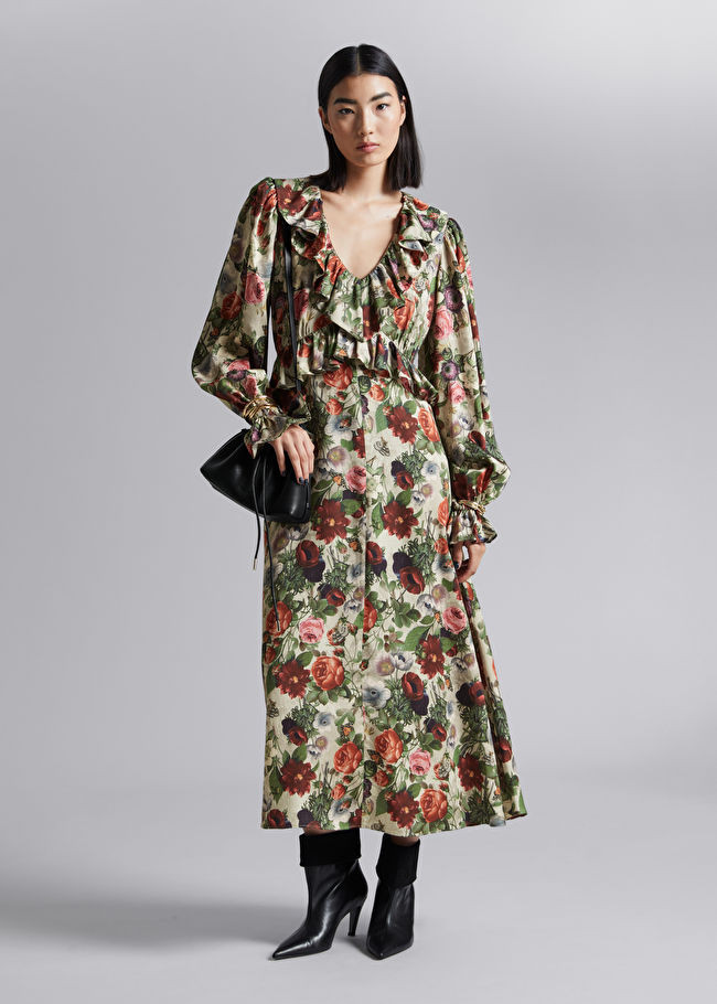 Ruffled Midi Dress | & Other Stories US